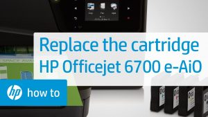 Huong dan thay họp muc may in HP Officejet 6700 Premium e All in One Printer